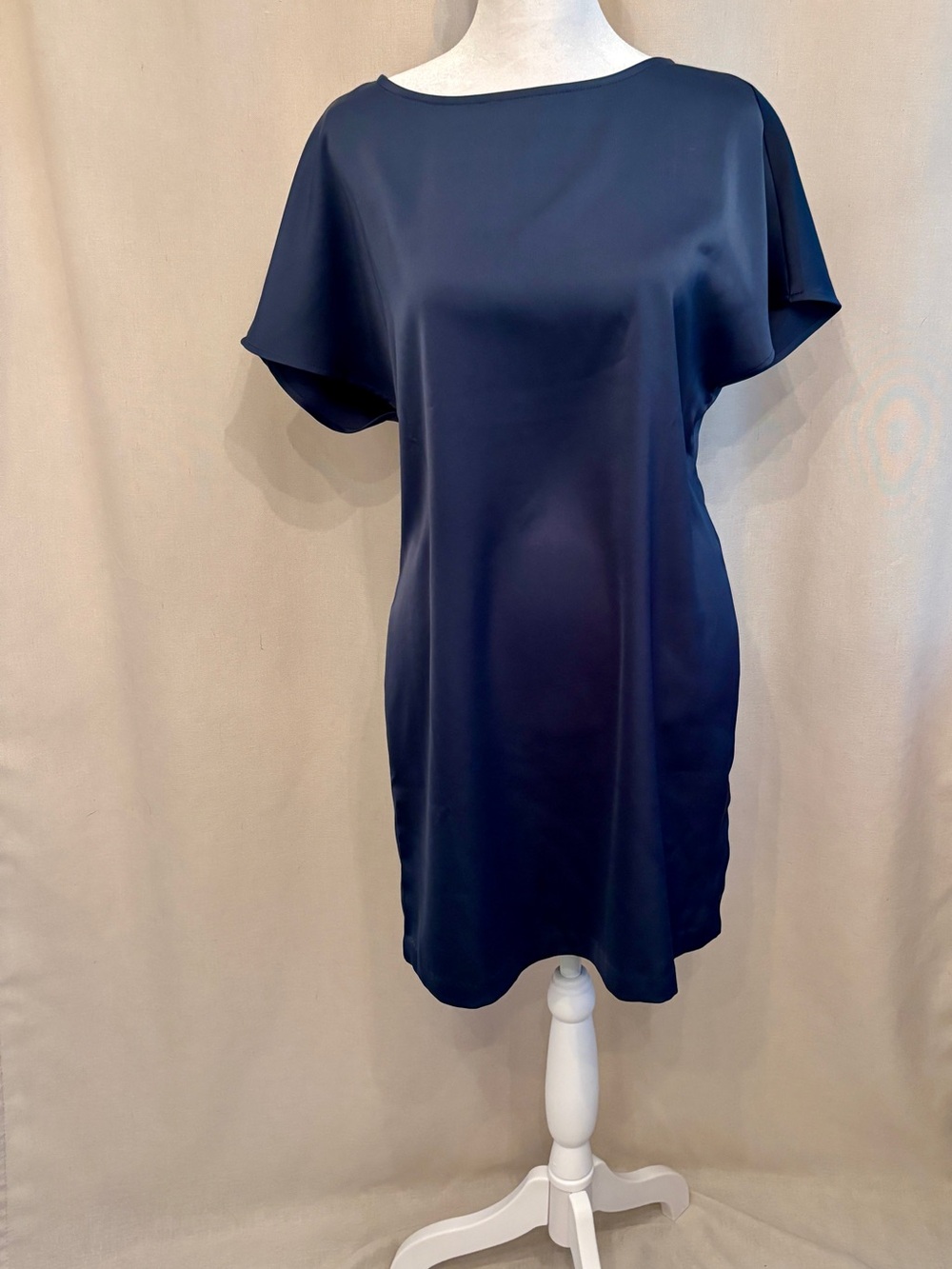 Chamber & Grace Navy Shift Dress — Size XS